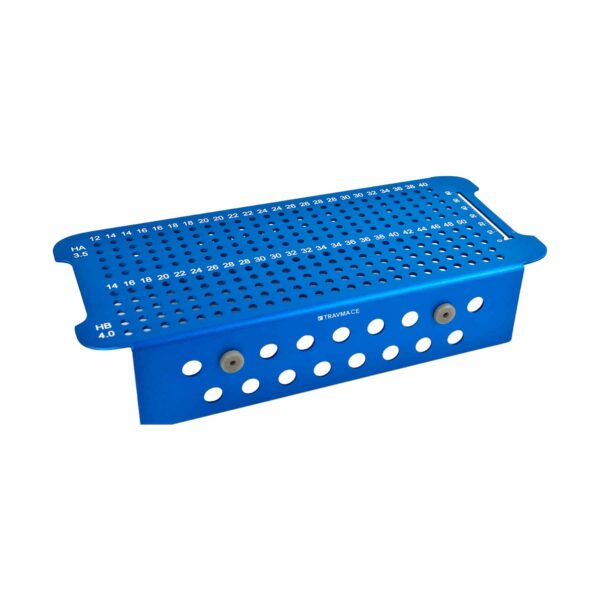 CAJA TORNILLERA CON RACK 3.5/4.0 MM Instrumental Instrumental por pieza - TRAVMA MEDICAL