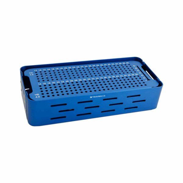 CAJA TORNILLERA CON RACK 3.5/4.0 MM Instrumental Instrumental por pieza - TRAVMA MEDICAL